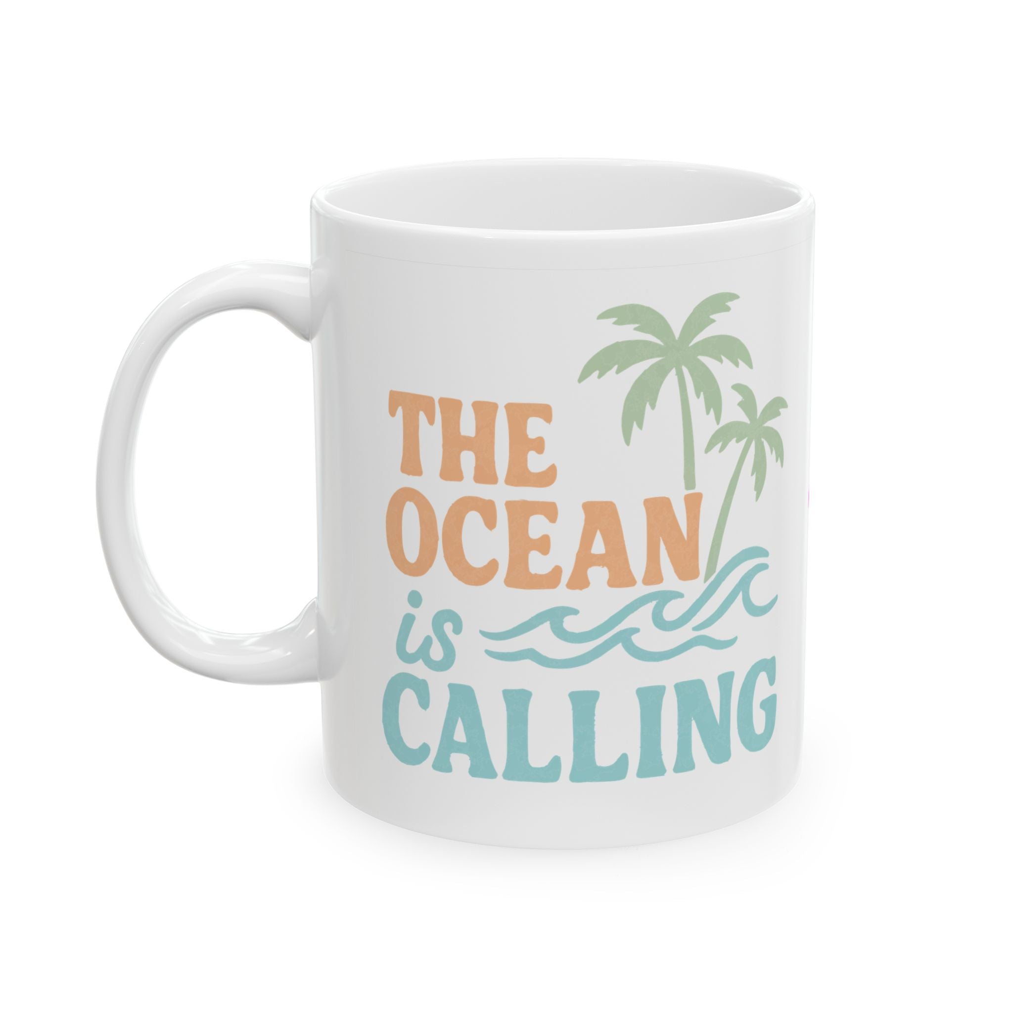 Ocean is Calling Ceramic Mug |  Personalized Mug