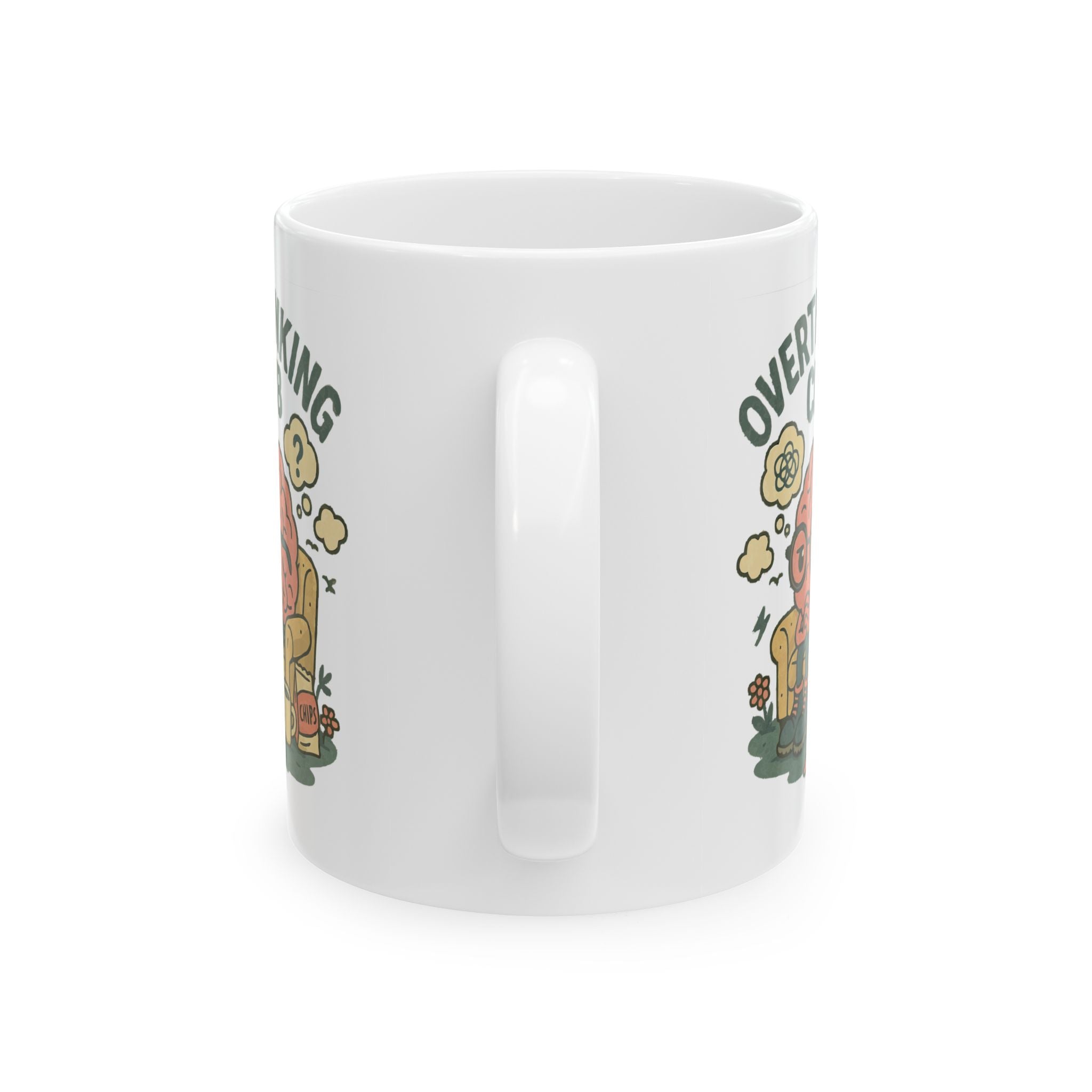 Over thinking Club Ceramic Mug |  Personalized Mug