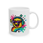 Emoji Headphones Ceramic Mug |  Personalized Mug
