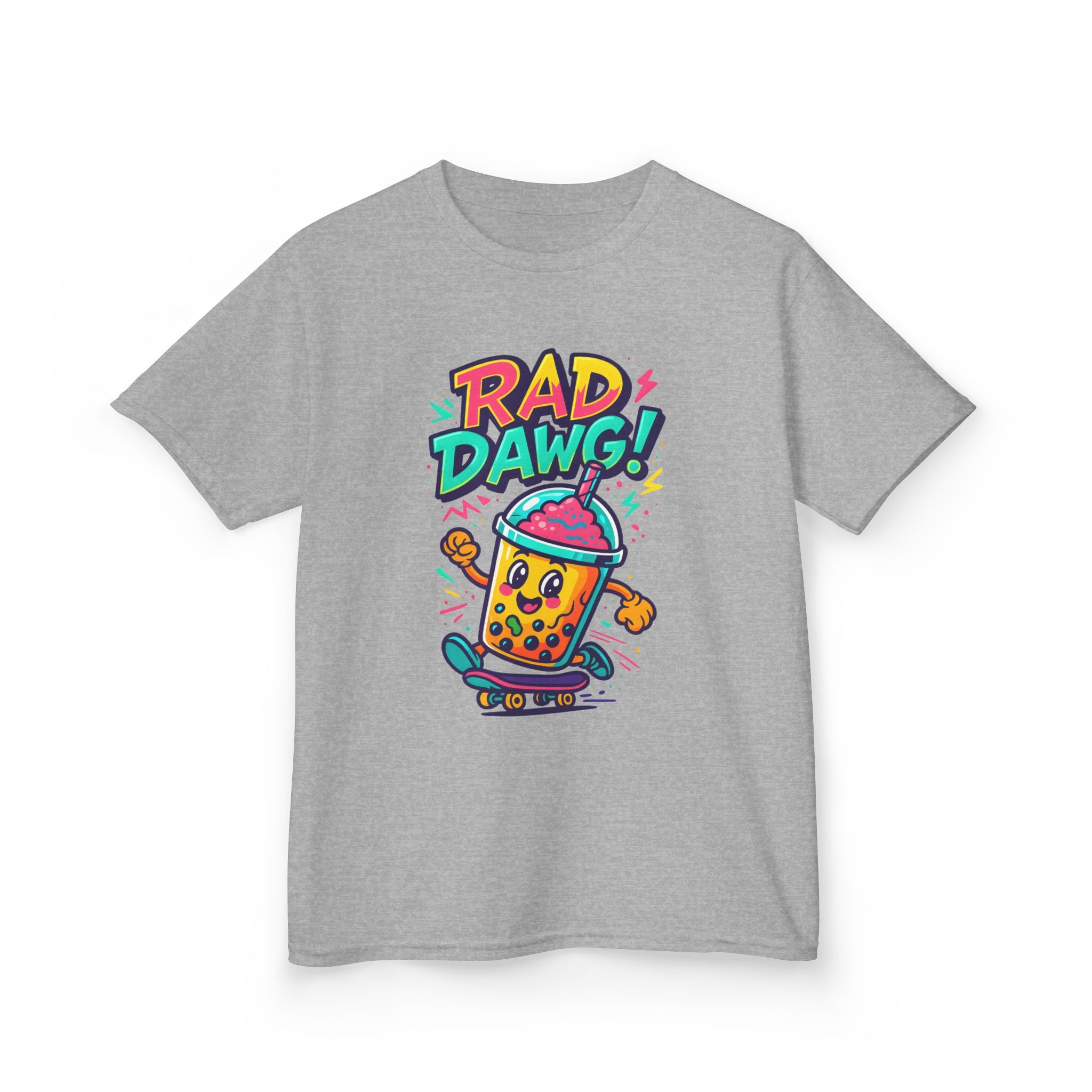 Rad Dawg Kids Tee, Fun Graphic Tee, Kids Cotton T-Shirt