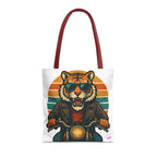 Tiger Rider Tote Bag - Quirky Fun Bag