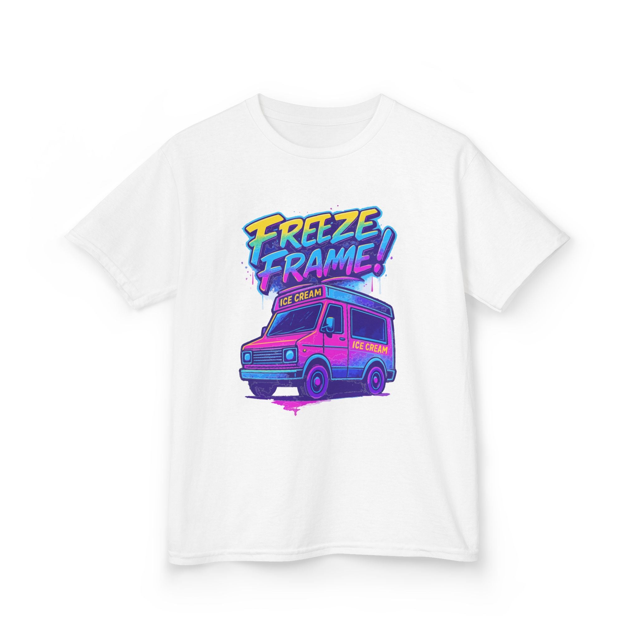 Freeze! Kids Tee, Fun Graphic Tee, Kids Cotton T-Shirt