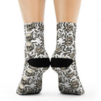 Skulls n Roses Socks, Funky Design