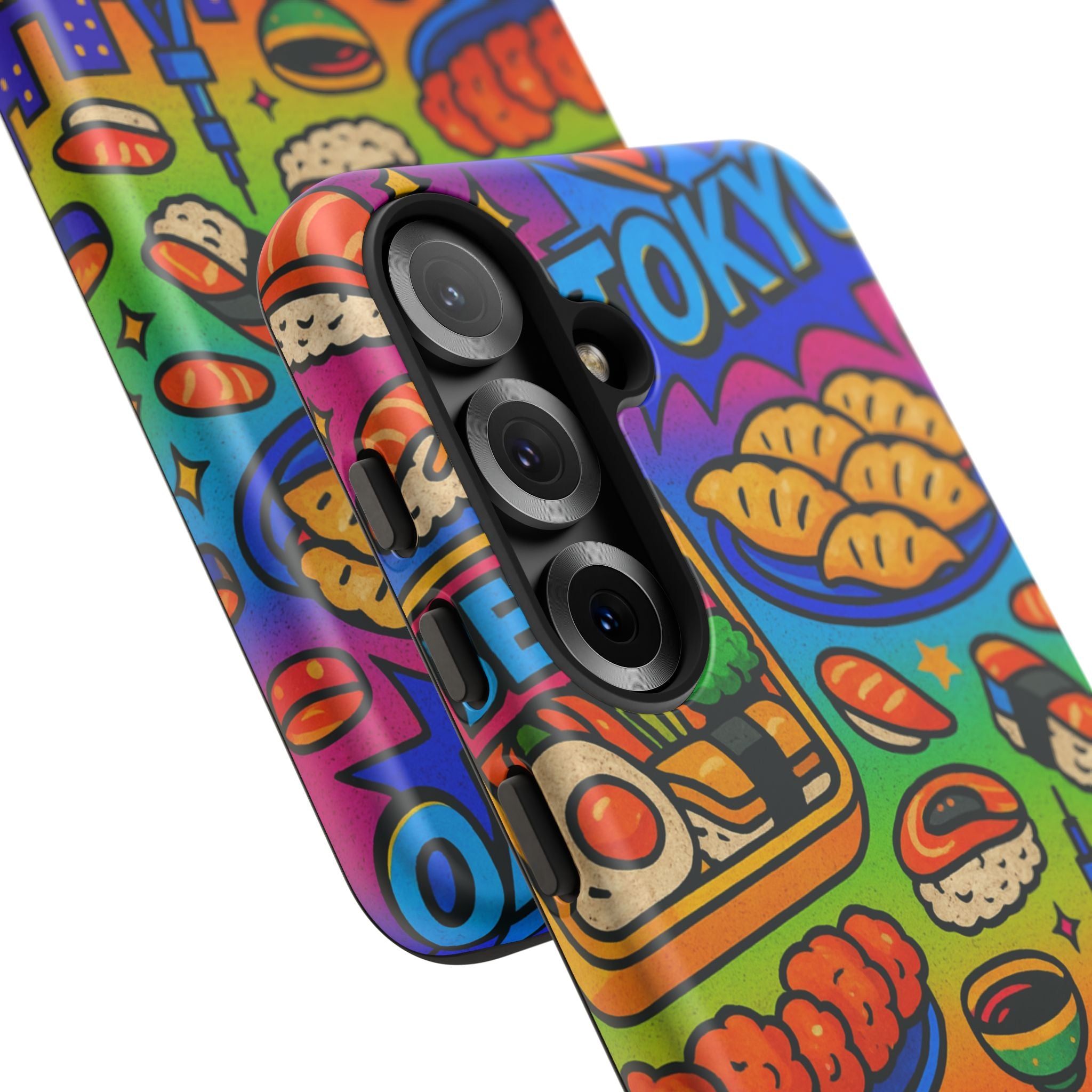 Bento Box, White Cover Design, Tough Cases, Phone Cover