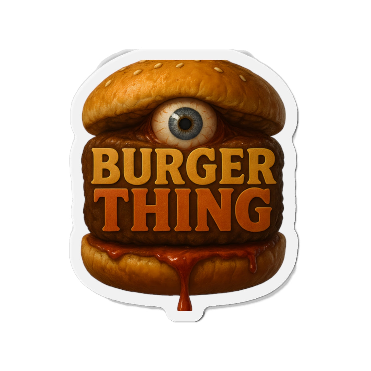 Burger Thing Die-Cut Magnets, Fun Refrigerator Magnets