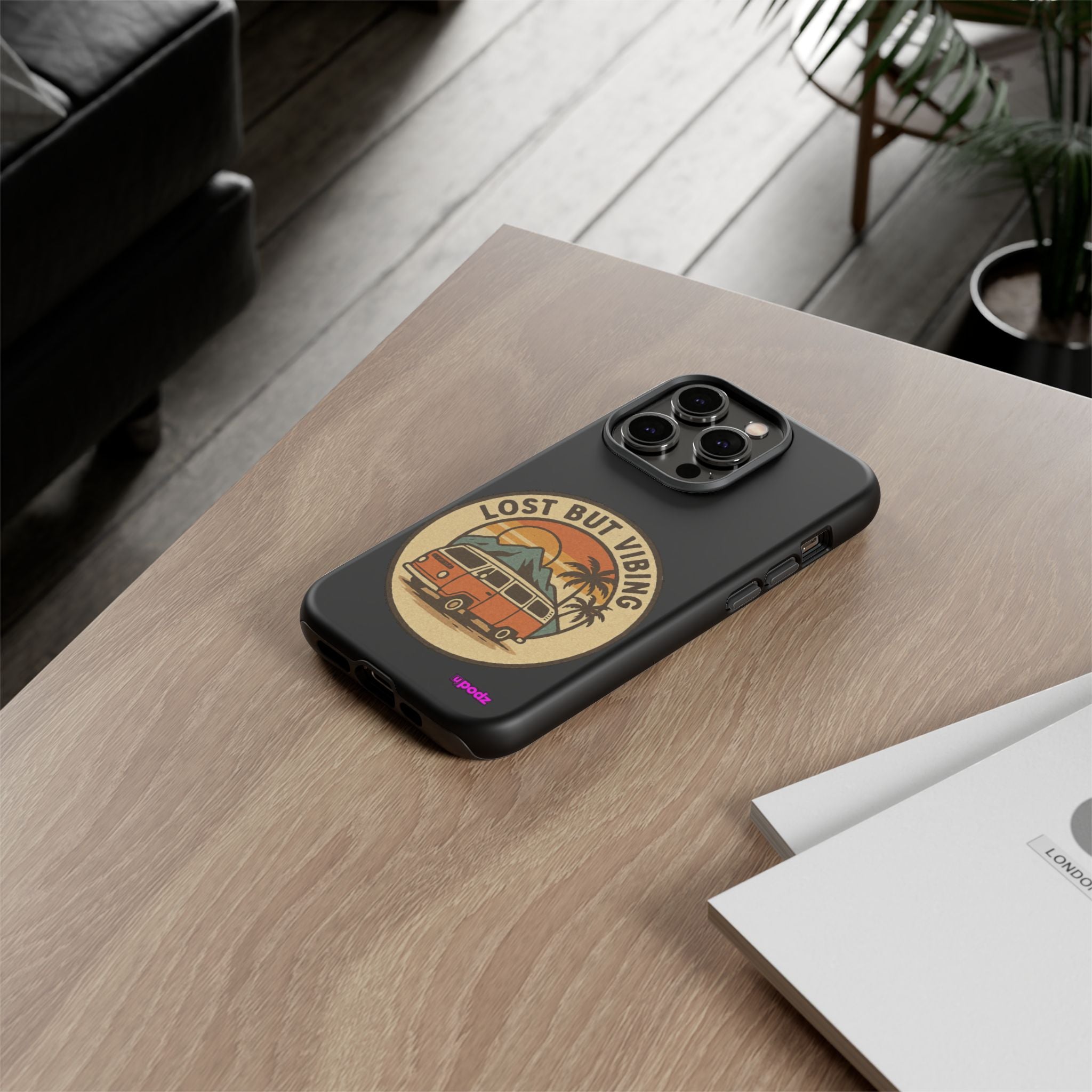 Lost But Vibing Design, Tough Cases, Phone Cover