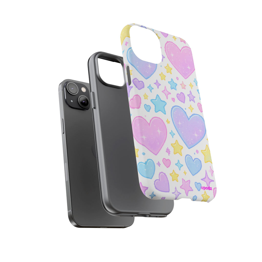 Colourful Doodle Design, Tough Cases, Phone Cover