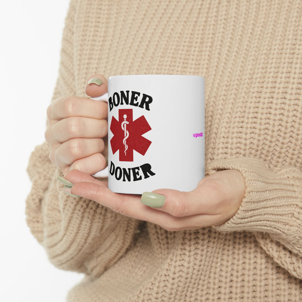 Boner Doner Ceramic Mug |  Personalized Mug