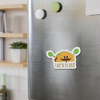 Cute Taco Clock Die-Cut Magnets, Foodie Magnet