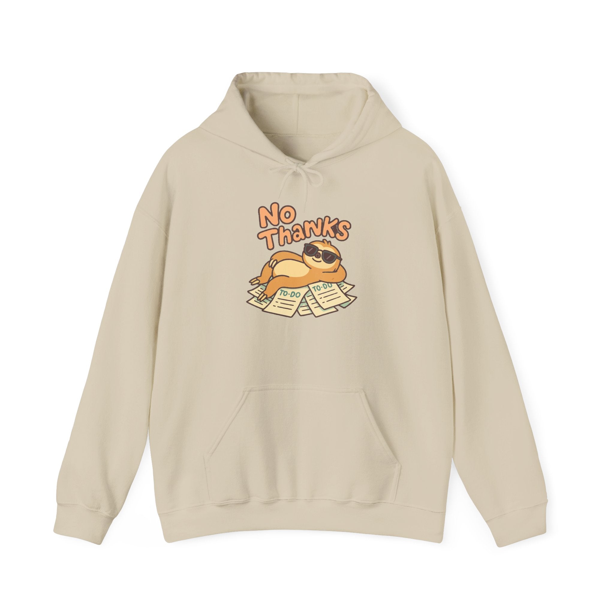 No Thanks Unisex Hoodie - Casual Everyday Essential