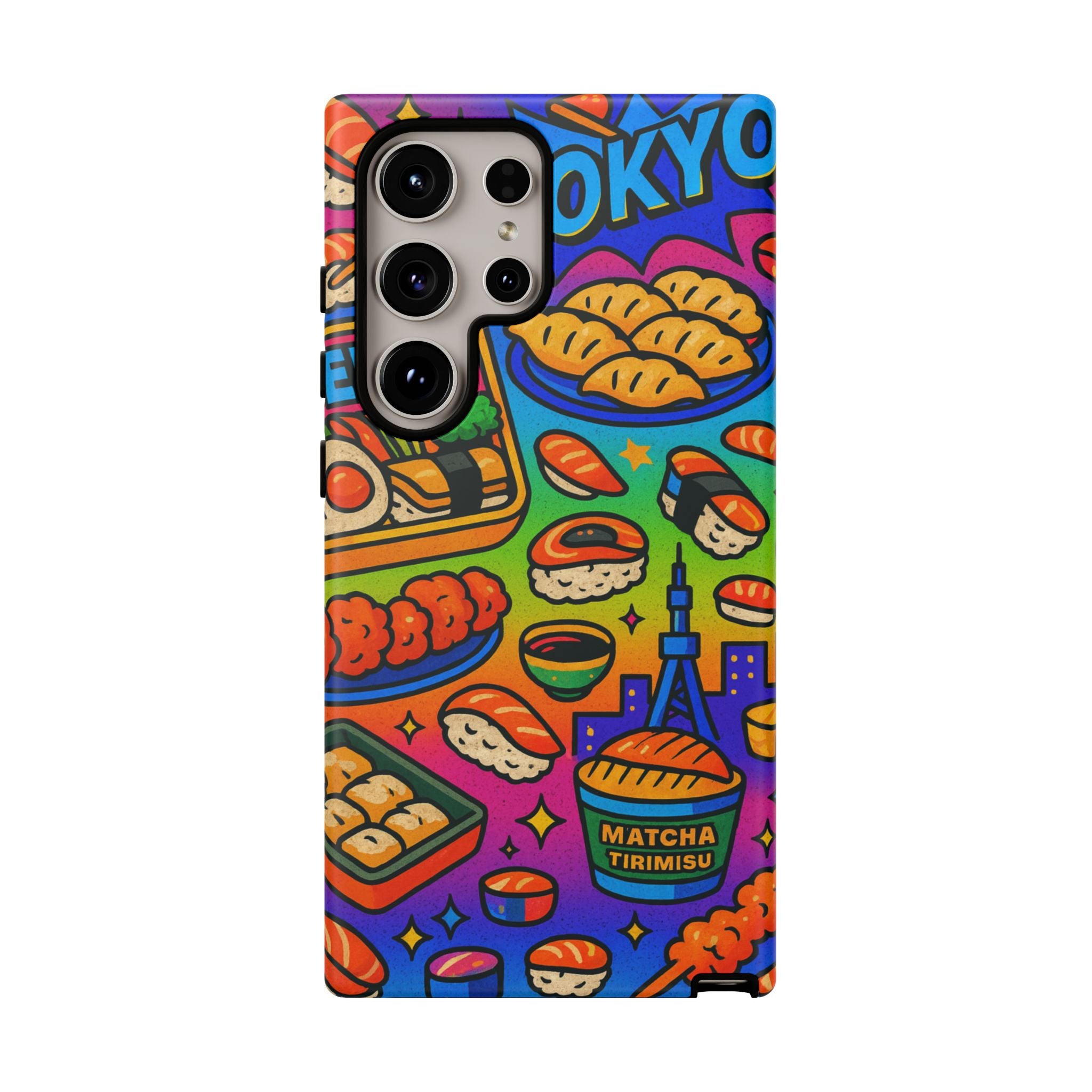 Bento Box, White Cover Design, Tough Cases, Phone Cover
