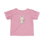 Happy Baby Bunny Infant Tee, Baby Shirt, Toddler Tee, Farm Animal T-Shirt