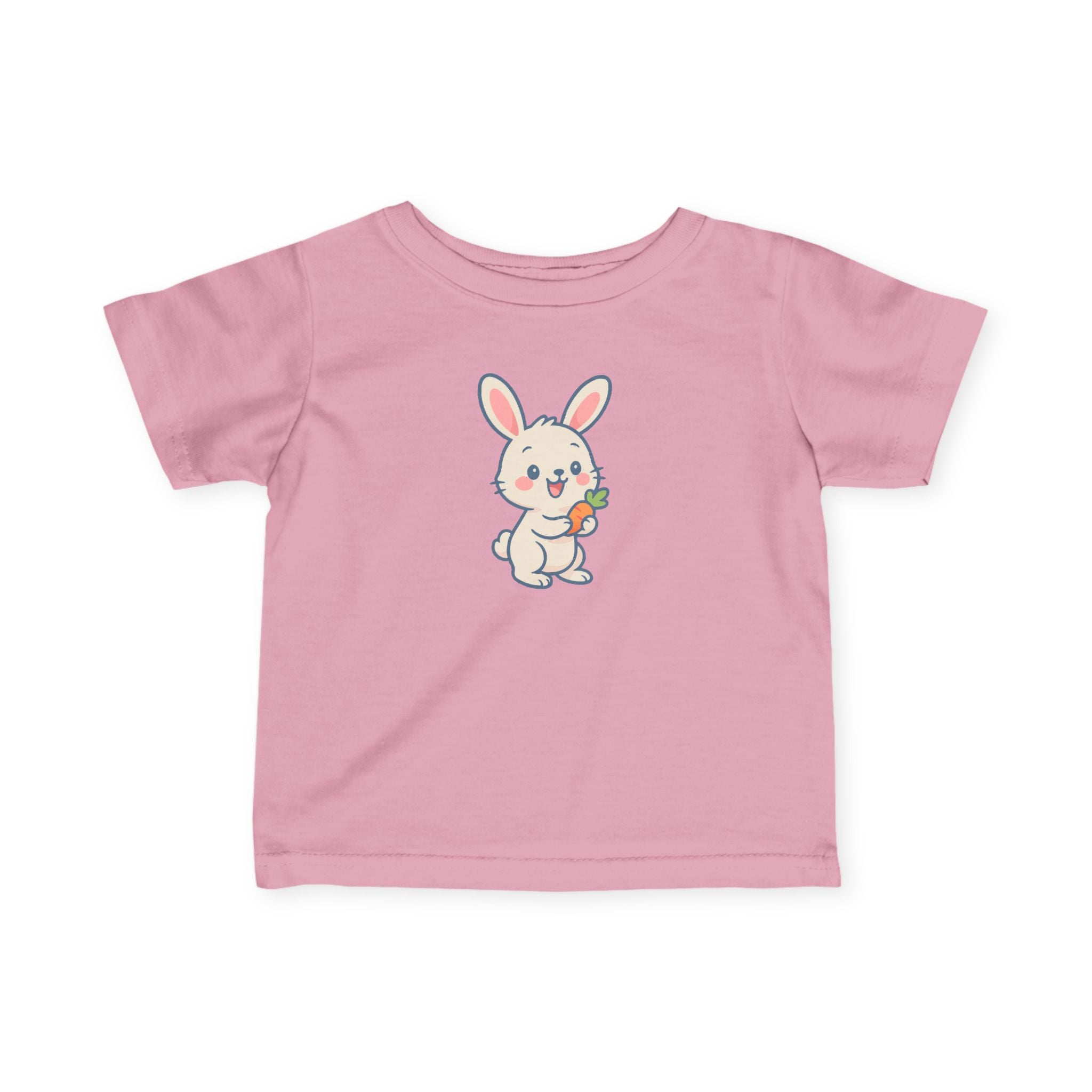 Happy Baby Bunny Infant Tee, Baby Shirt, Toddler Tee, Farm Animal T-Shirt