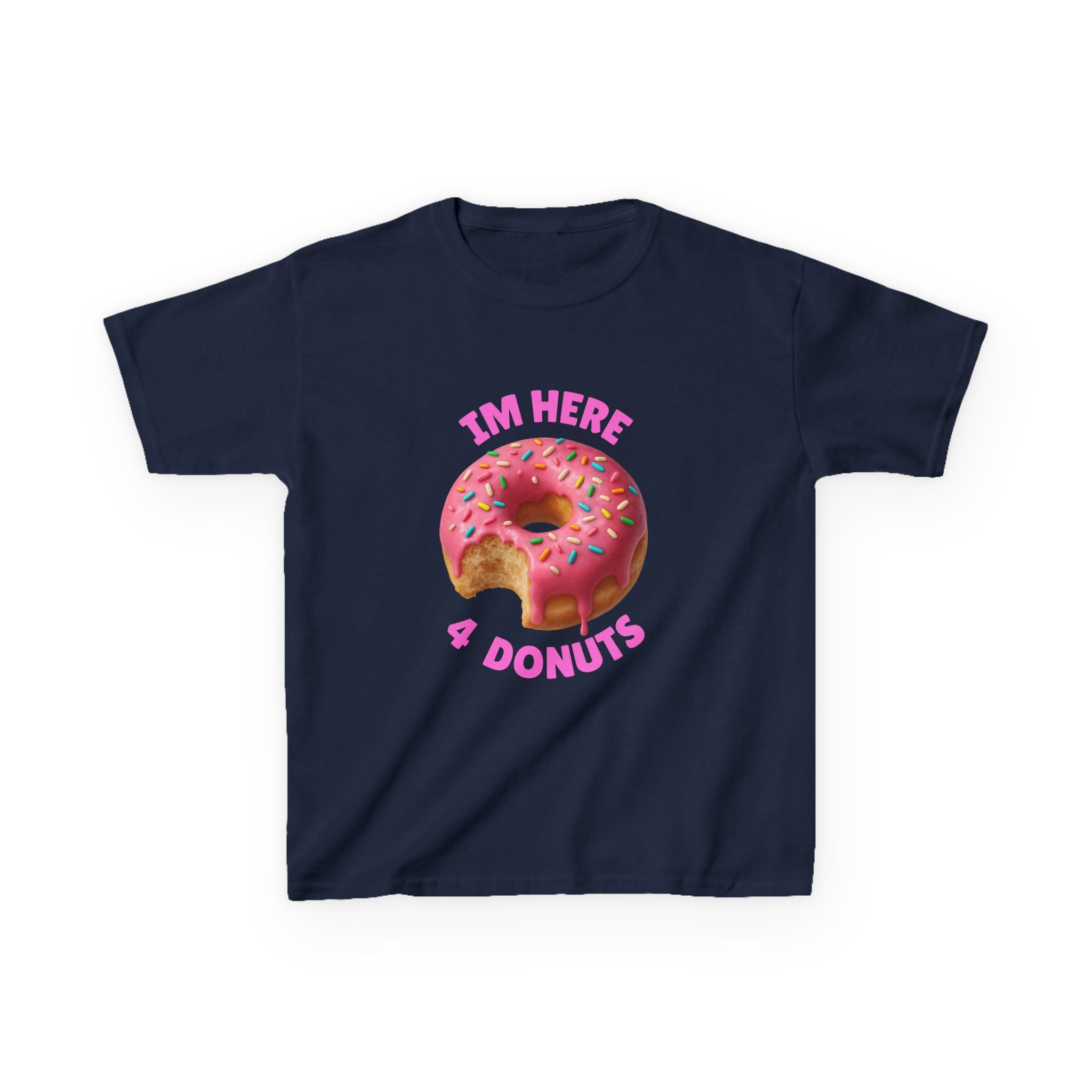 Donuts are life! Kids Tee, Fun Graphic Tee, Kids Cotton T-Shirt