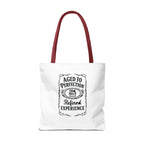 Aged to perfection Tote Bag, Inspirational Gift, Eco-Friendly Shopping Bag