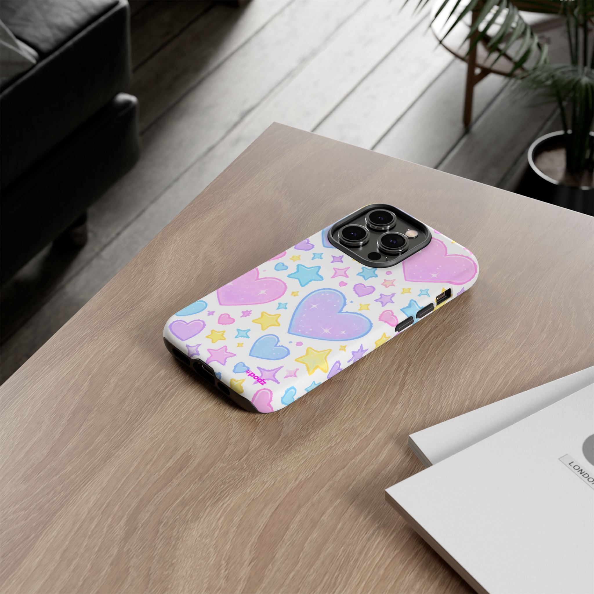 Colourful Doodle Design, Tough Cases, Phone Cover