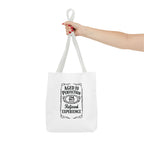 Aged to perfection Tote Bag, Inspirational Gift, Eco-Friendly Shopping Bag