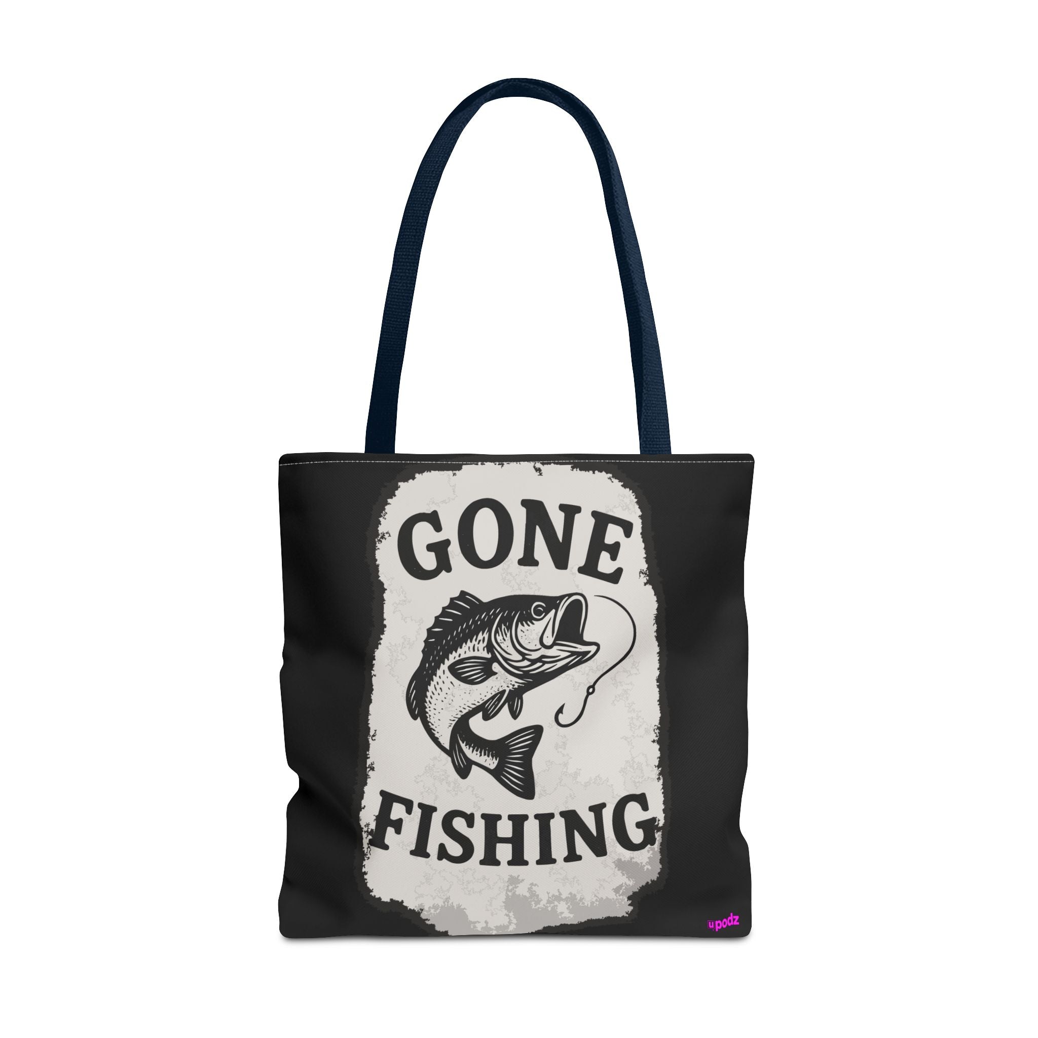 Gone Fishing Tote Bag - Quirky Fun Bag