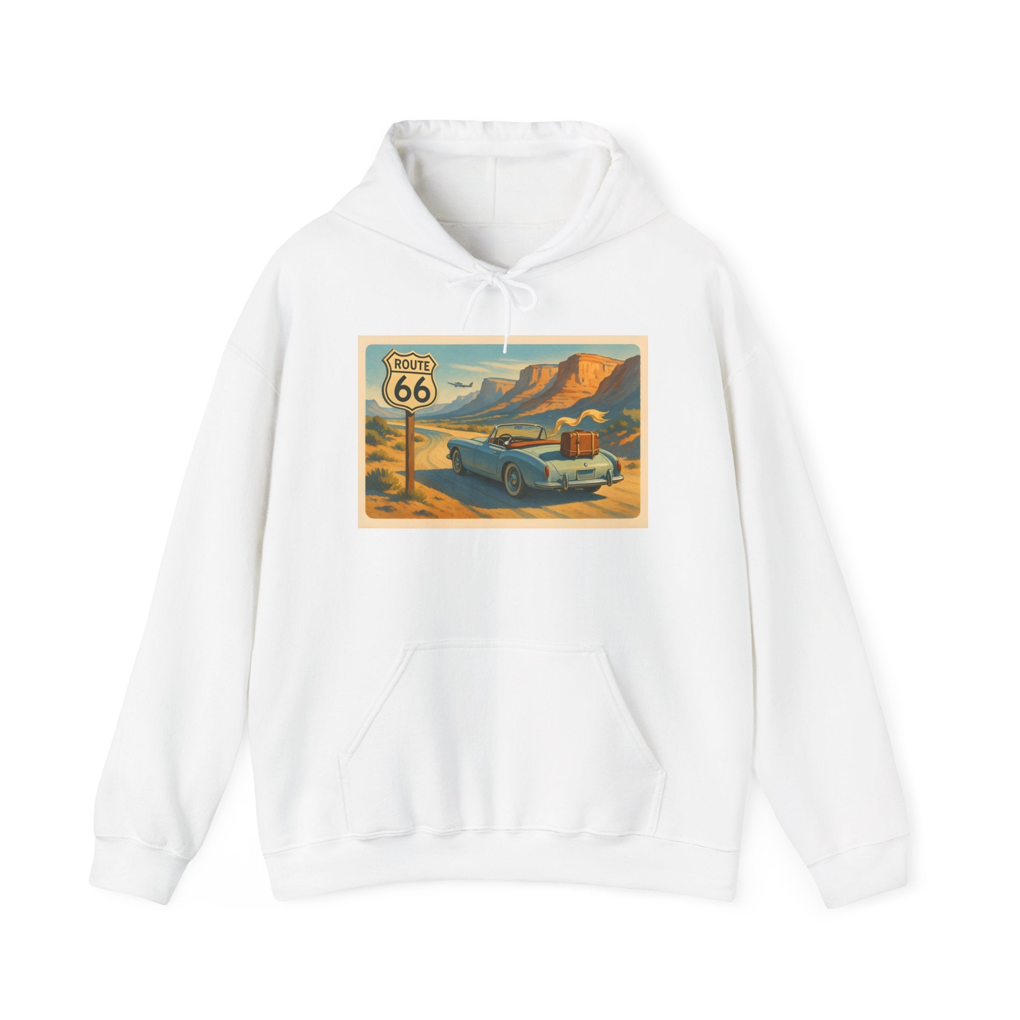Route 66 Post Card Hoodie