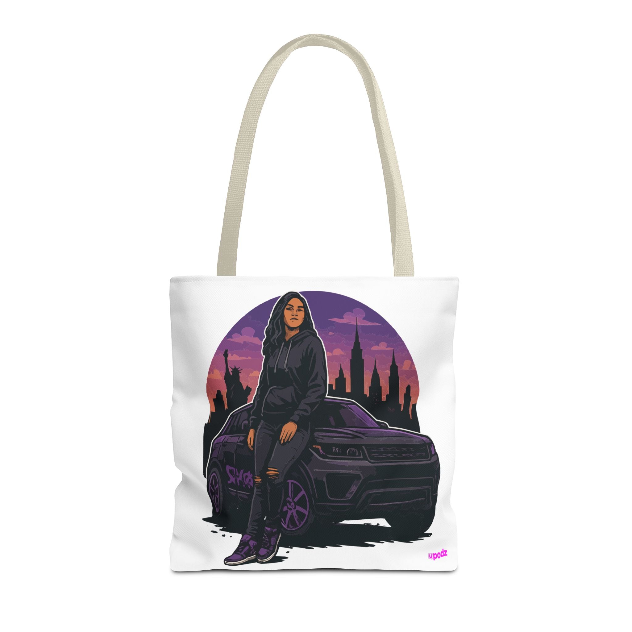 Just Cruzin Tote Bag - Quirky Fun Bag