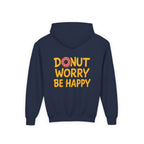 Donuts make me happy, Youth Hooded Sweatshirt, Casual Wear