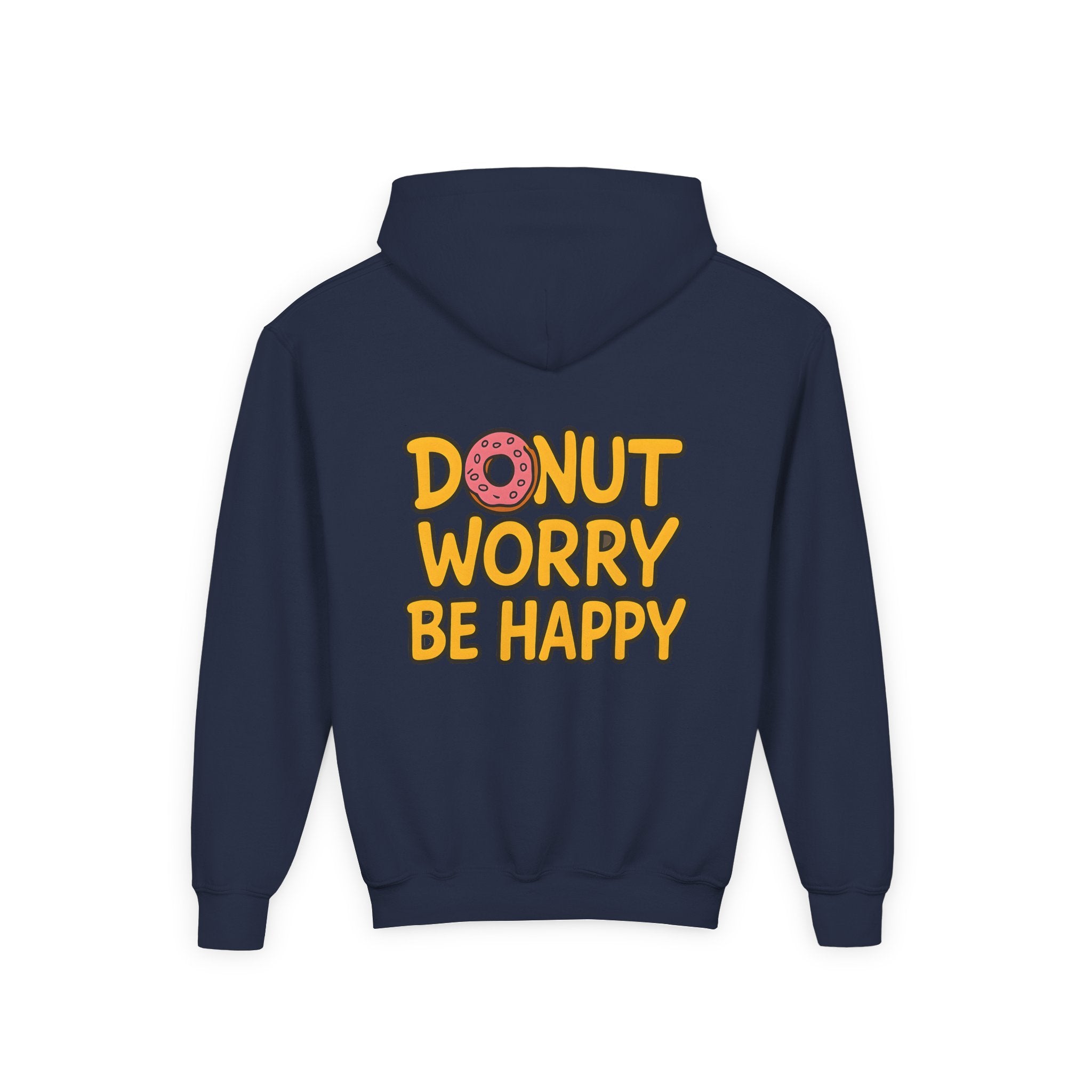 Donuts make me happy, Youth Hooded Sweatshirt, Casual Wear