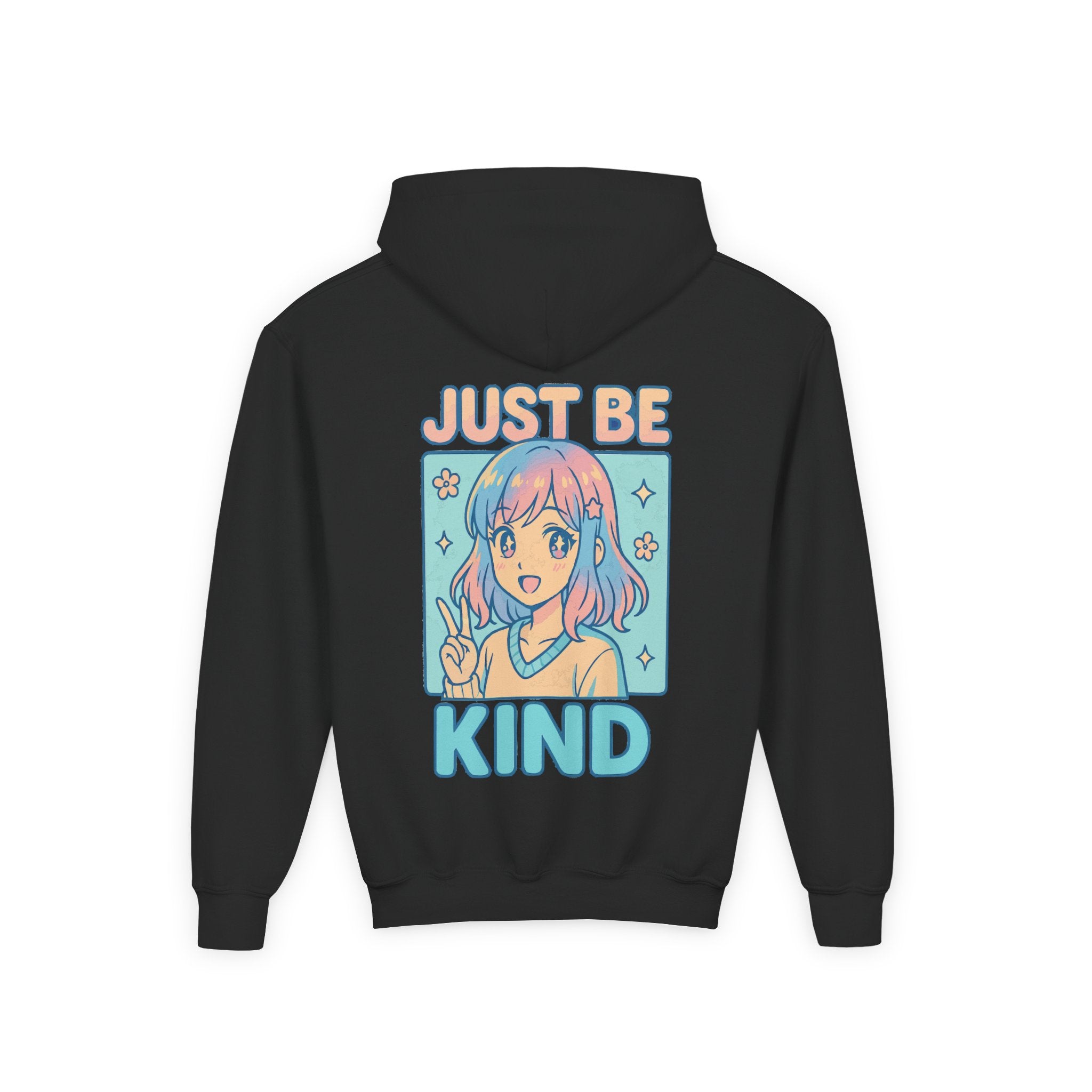 Just Be Kind, Youth Hooded Sweatshirt, Casual Wear