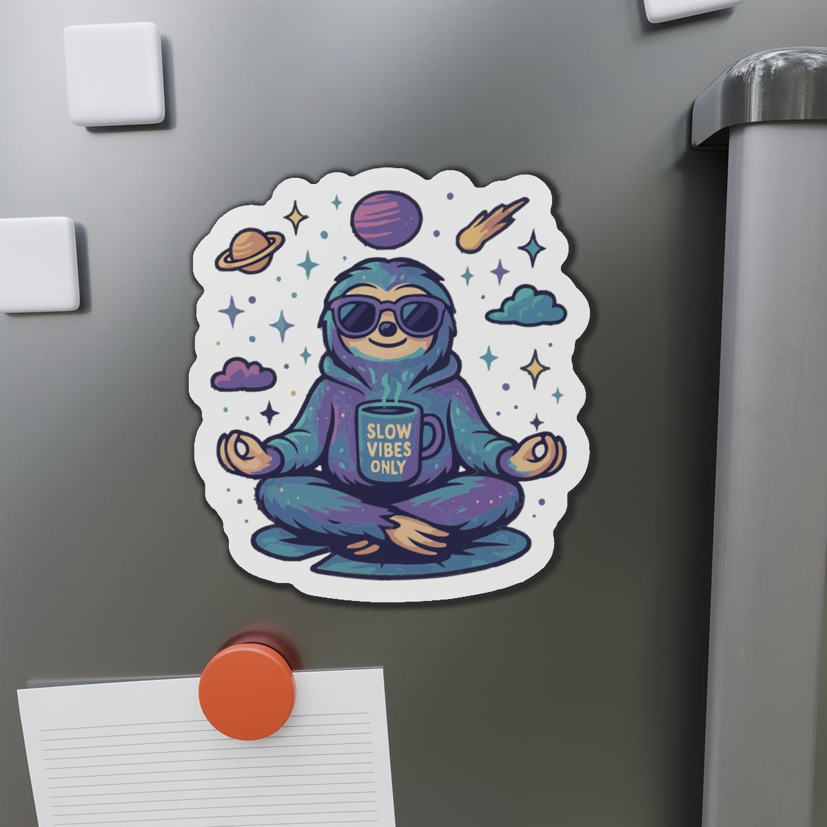 Slow Vibes Die-Cut Magnets - Fun Home Decor, Gift for Food Lovers