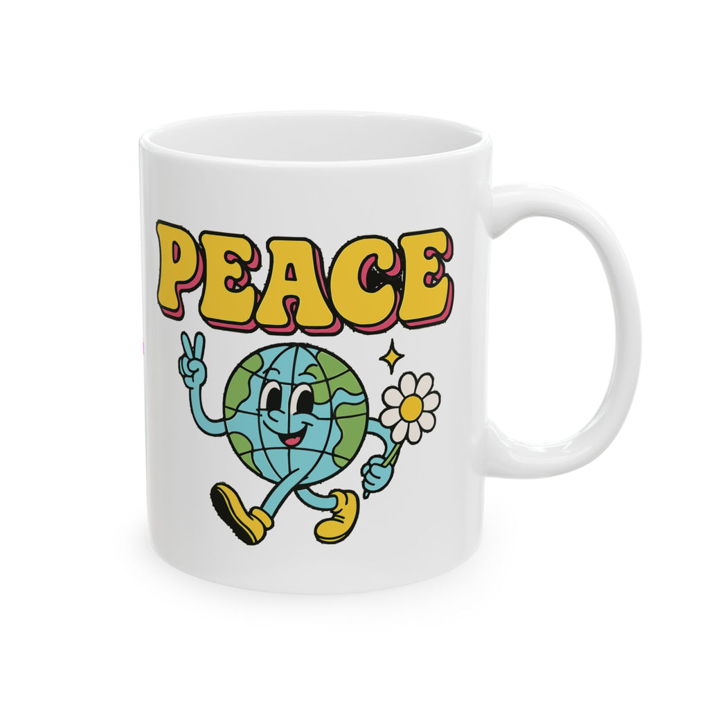 Peace Ceramic Mug |  Personalized Mug