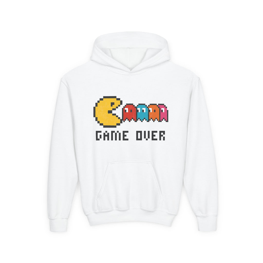Game Over Youth Hooded Sweatshirt, Casual Wear