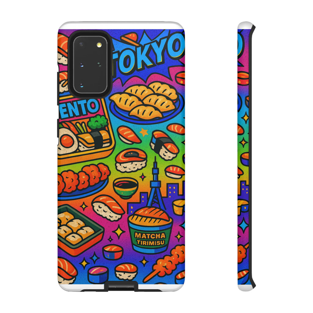 Bento Box, White Cover Design, Tough Cases, Phone Cover