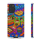 Bento Box, White Cover Design, Tough Cases, Phone Cover