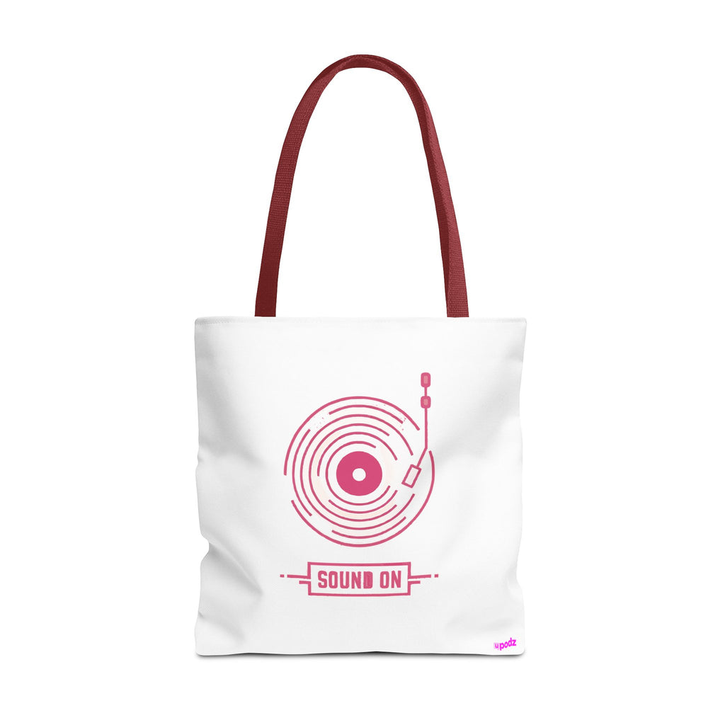 Sound On Tote Bag Design, Fun Bag