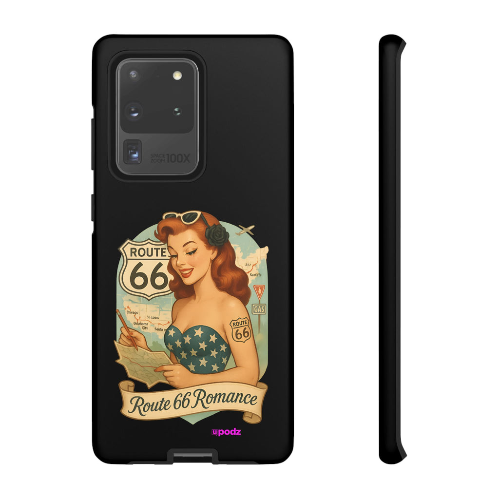 Route 66 Design, Tough Cases, Phone Cover, Unique Gift