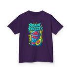 Brain Freeze Kids Tee, Fun Graphic Tee, Kids Cotton T-Shirt