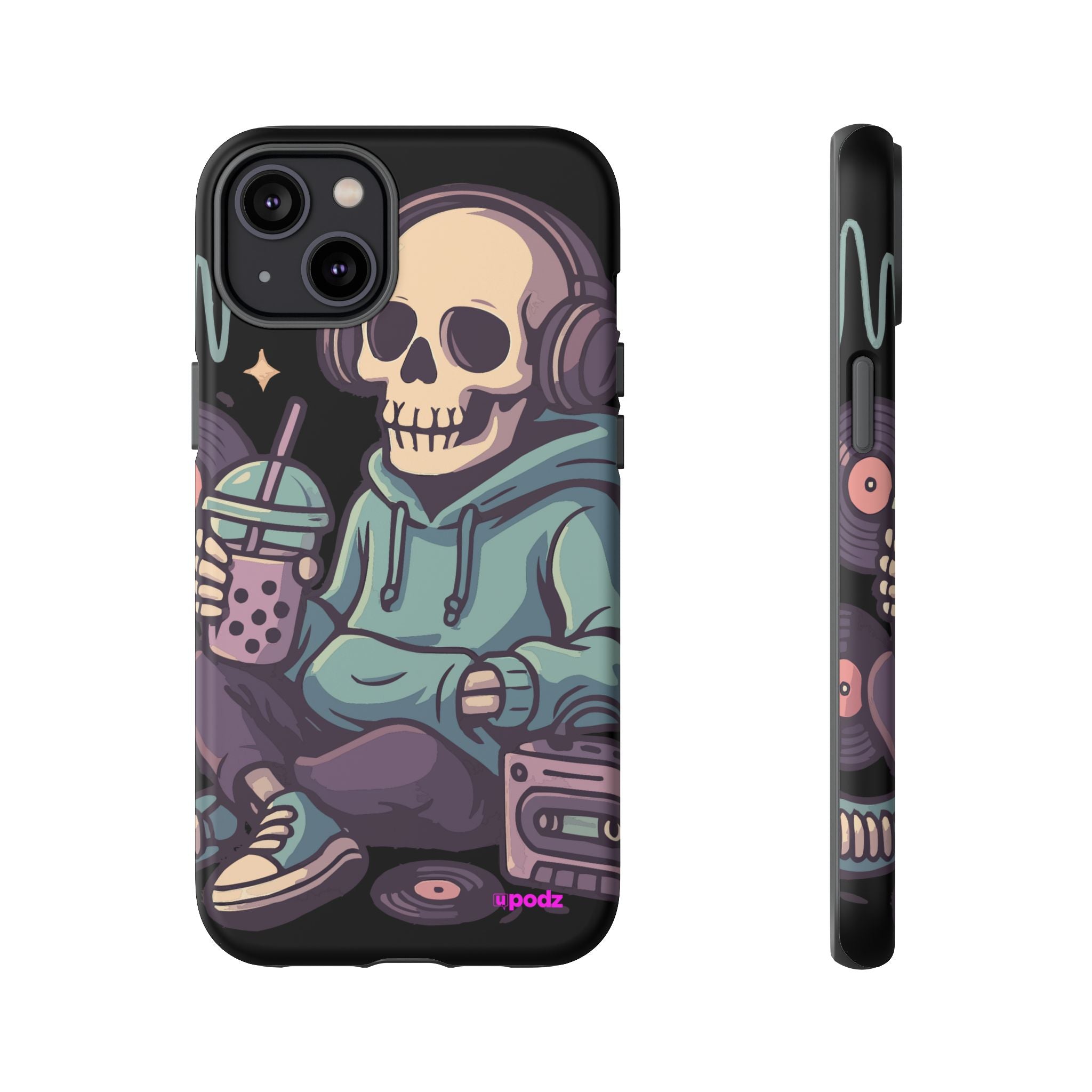 Skull Headphones Design, Tough Cases, Phone Cover