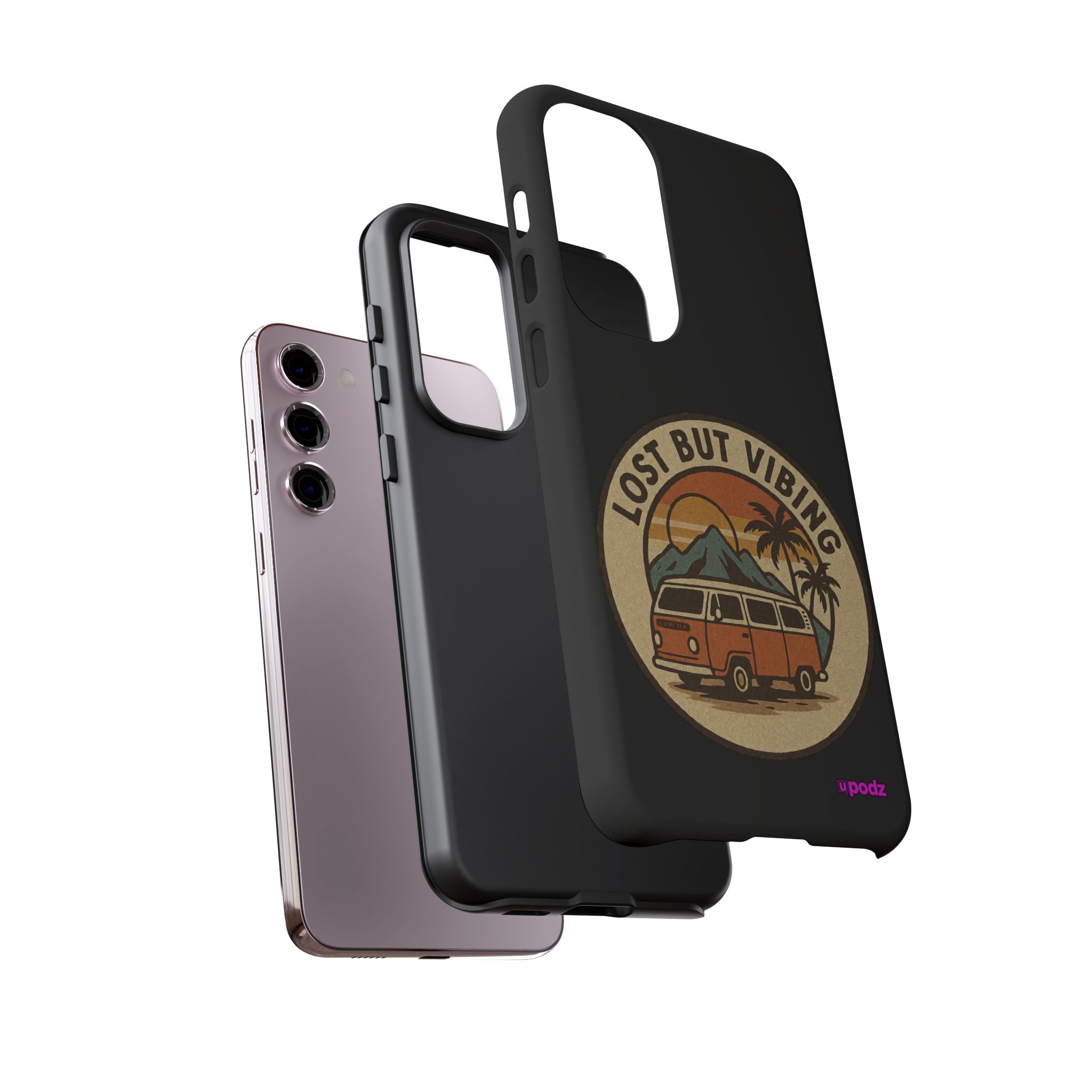 Lost But Vibing Design, Tough Cases, Phone Cover