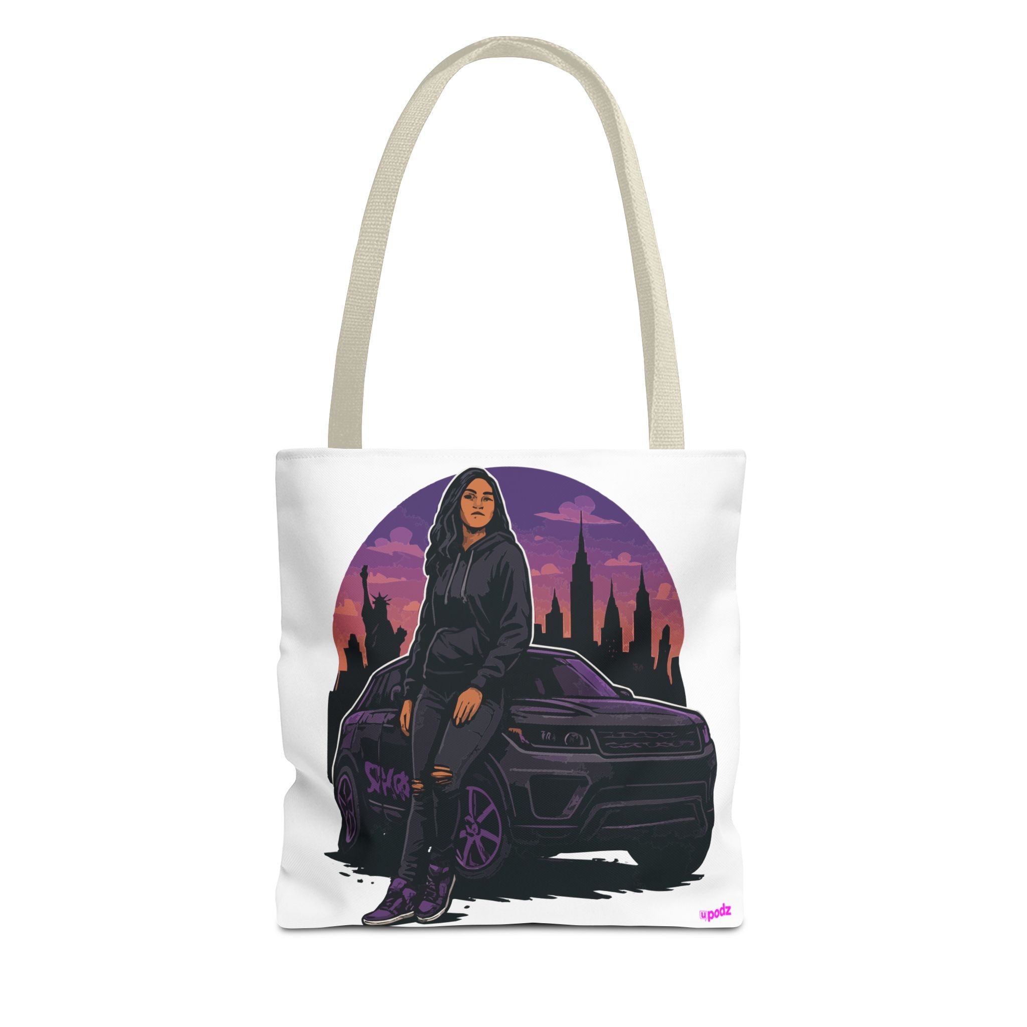 Just Cruzin Tote Bag - Quirky Fun Bag
