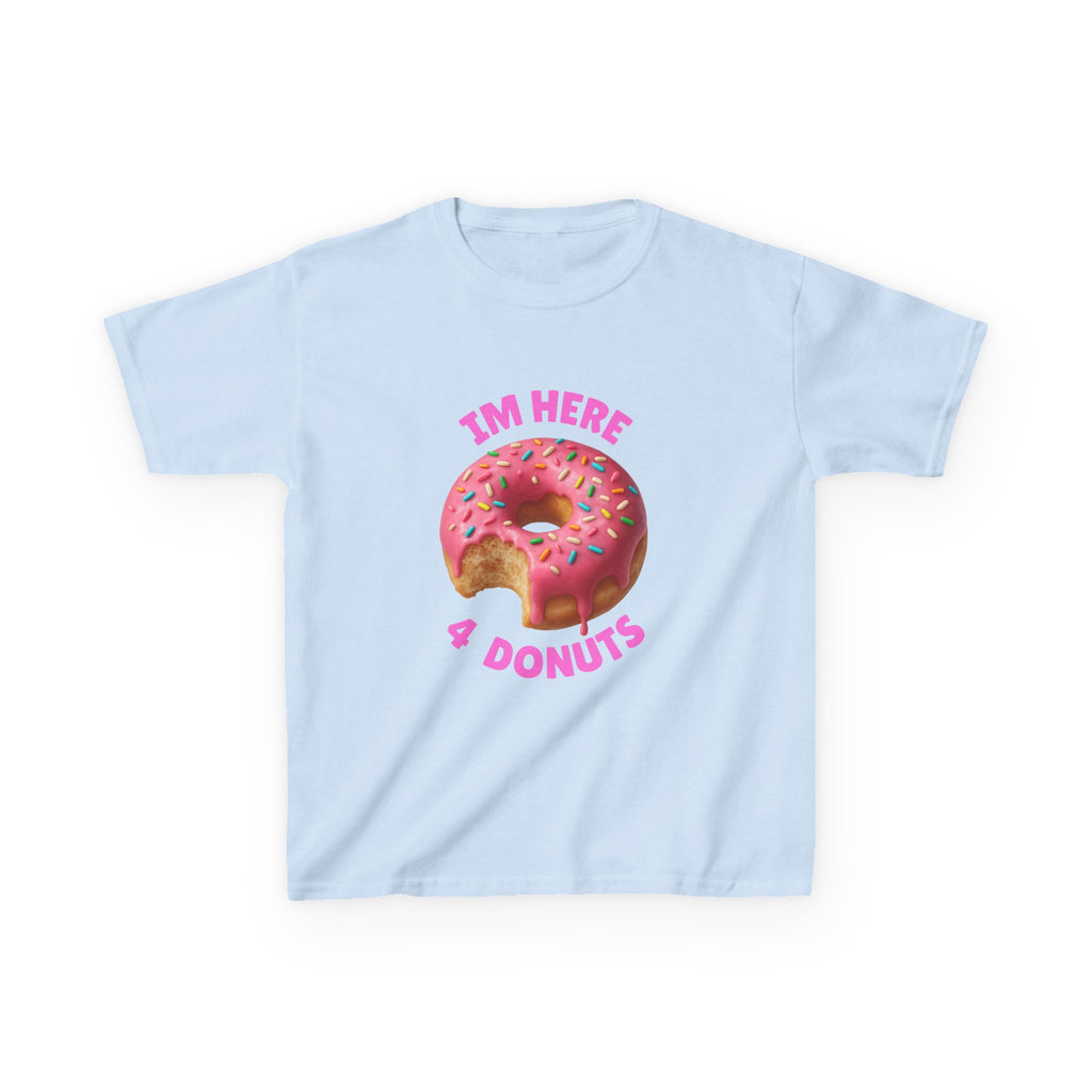 Donuts are life! Kids Tee, Fun Graphic Tee, Kids Cotton T-Shirt