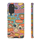 I love Sushi, White Cover Design, Tough Cases, Phone Cover