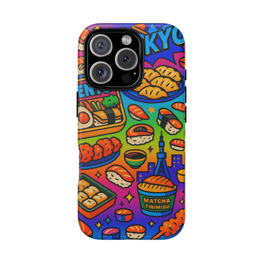 Bento Box, White Cover Design, Tough Cases, Phone Cover