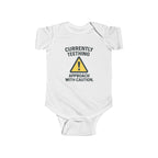 Currently Teething Baby Bodysuit, Funny Infant Outfit, Cute Baby Clothes