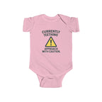 Currently Teething Baby Bodysuit, Funny Infant Outfit, Cute Baby Clothes