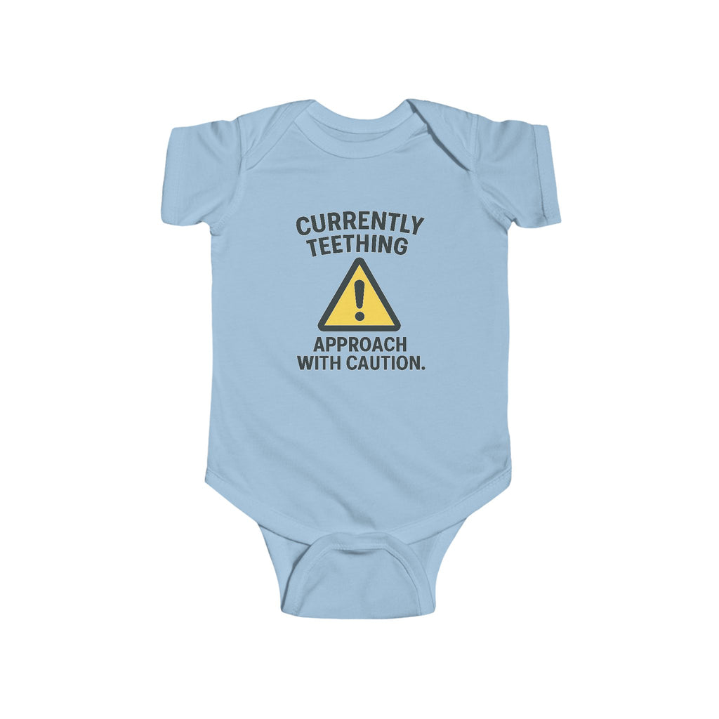 Currently Teething Baby Bodysuit, Funny Infant Outfit, Cute Baby Clothes