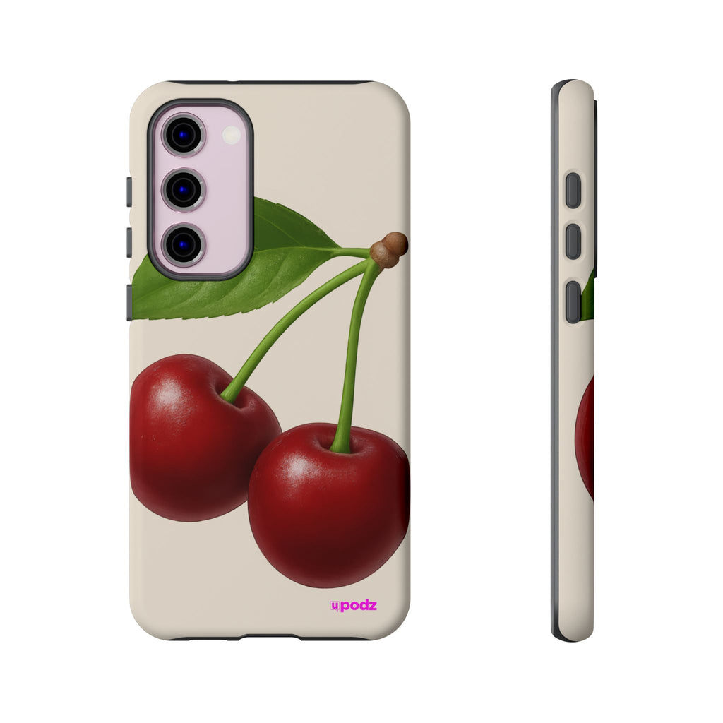 Red Cherry Design, Tough Cases, Phone Cover
