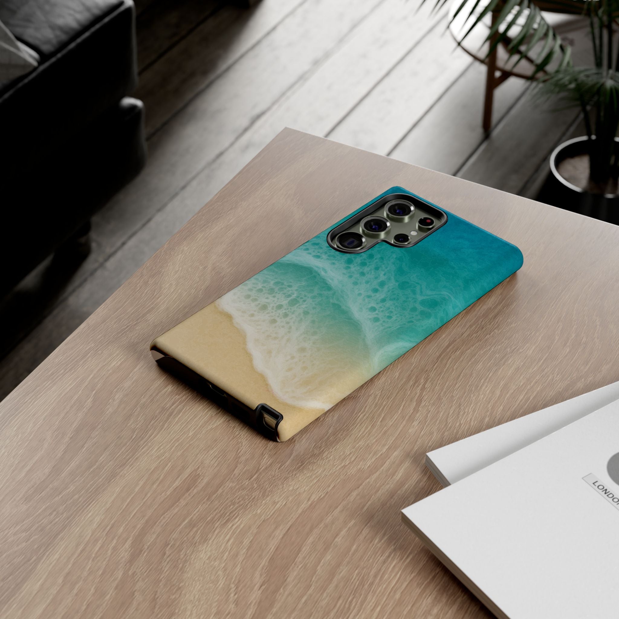 Resin Art, White Cover Design, Tough Cases, Phone Cover