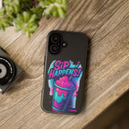 Sip Happens Phone Case Design, Tough Cases, Phone Cover