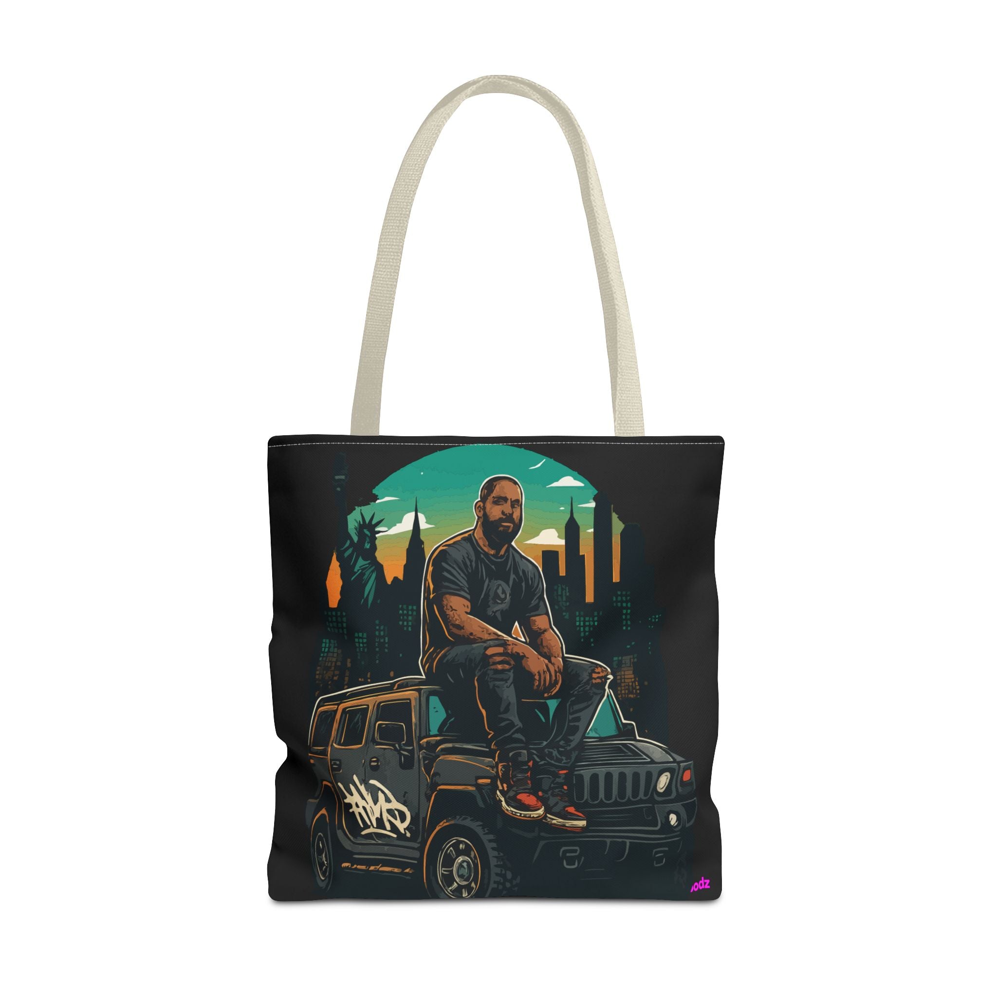 Hanging Out Tote Bag - Quirky Fun Bag