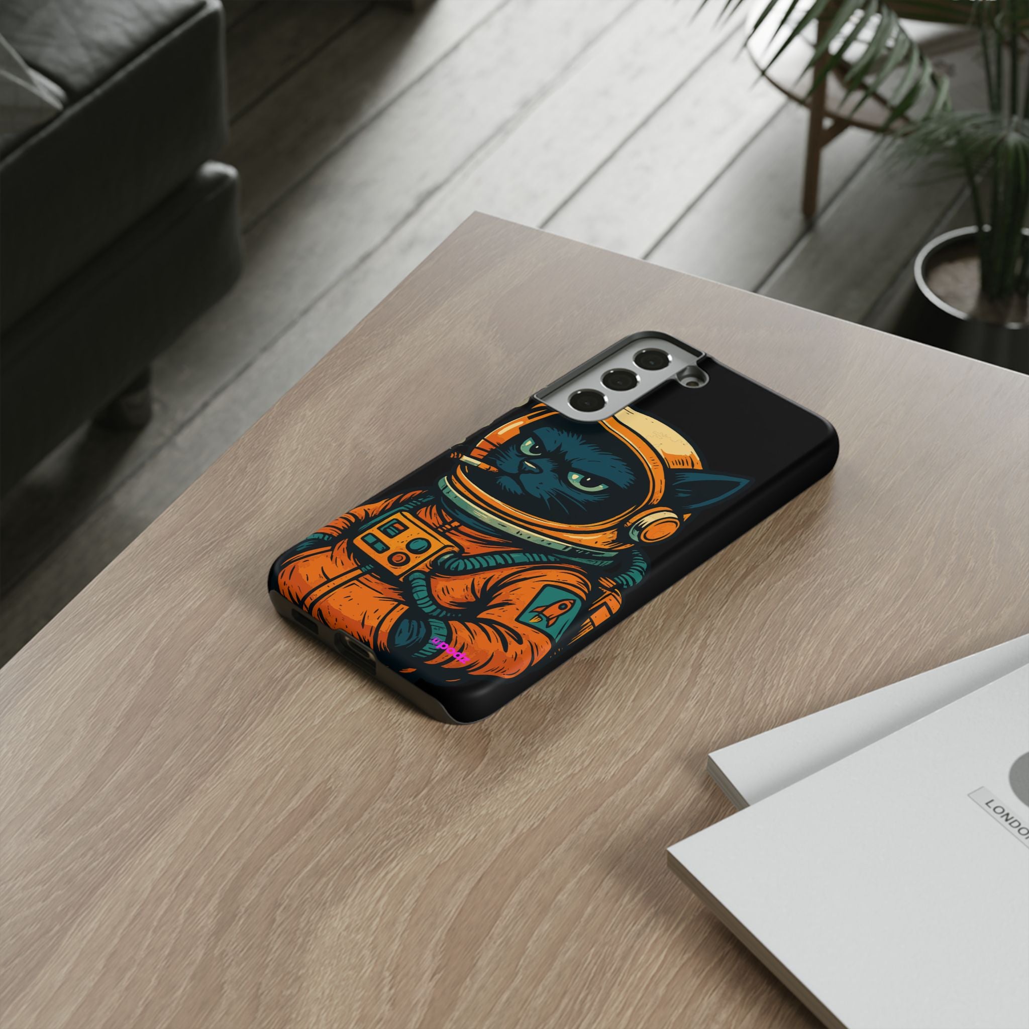 Smoking Cat Design, Tough Cases, Phone Cover
