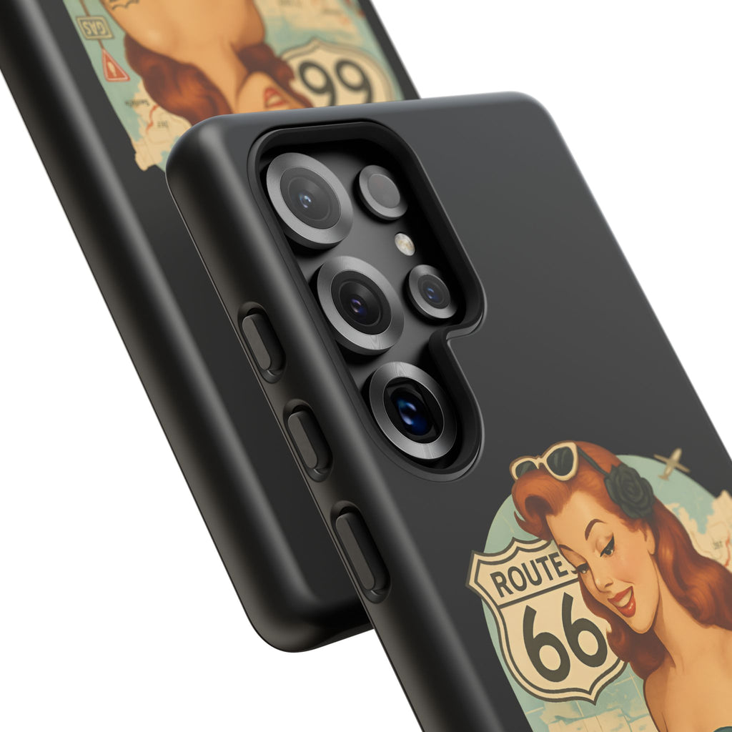 Route 66 Design, Tough Cases, Phone Cover, Unique Gift
